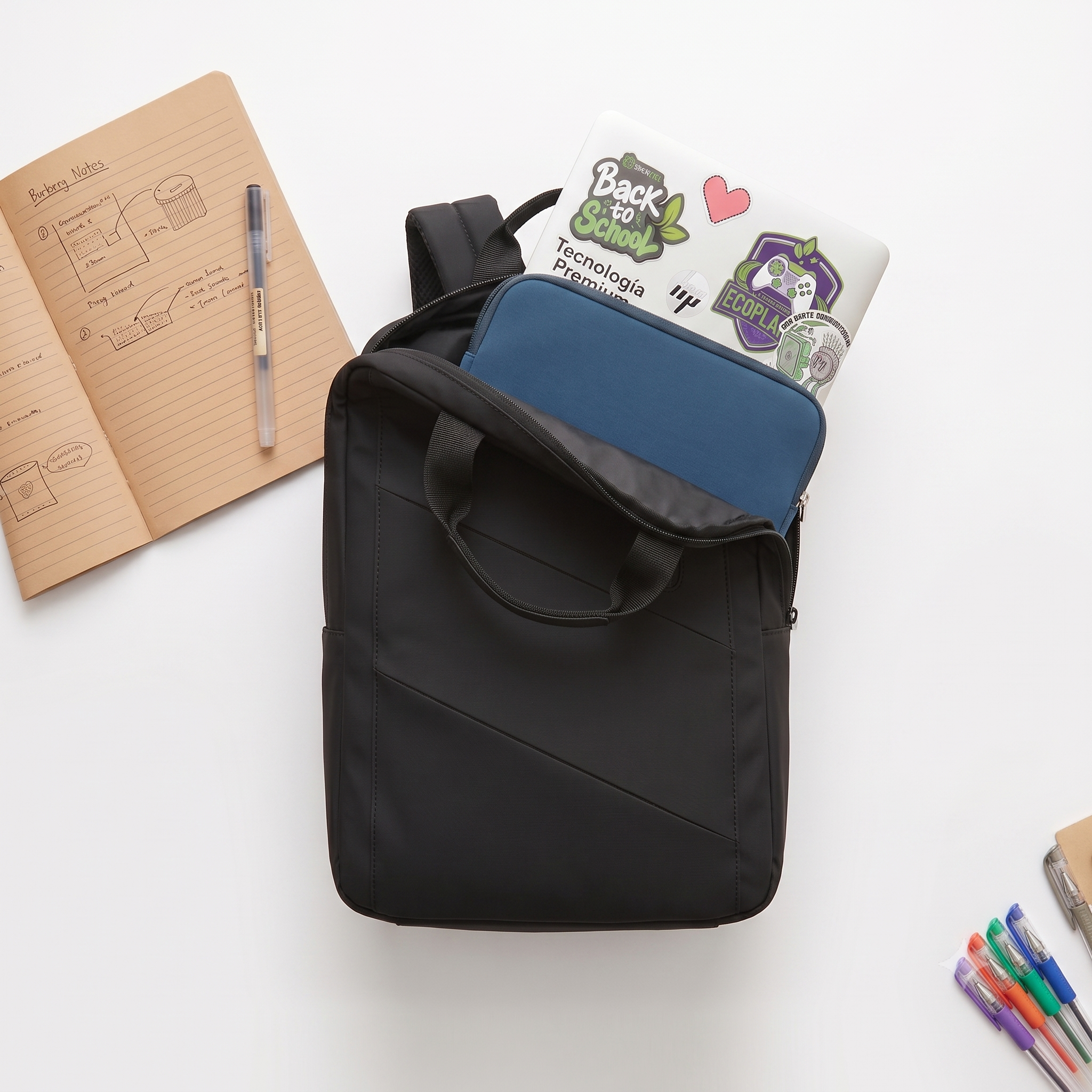 Gepolsterter, verstärkter Transportrucksack mit Laptopfach von ECOPC